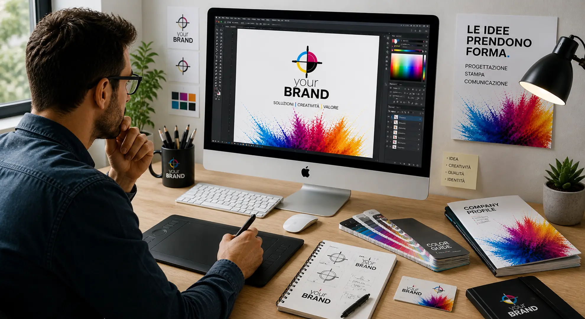 Brand identity e identità visiva per aziende di Roma