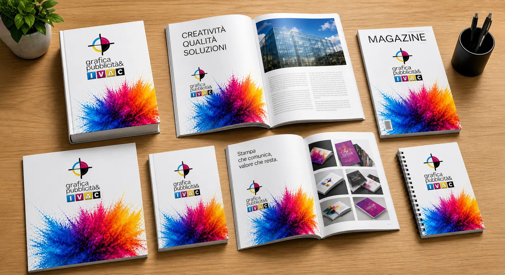 Brochure pieghevoli e materiali stampati Roma