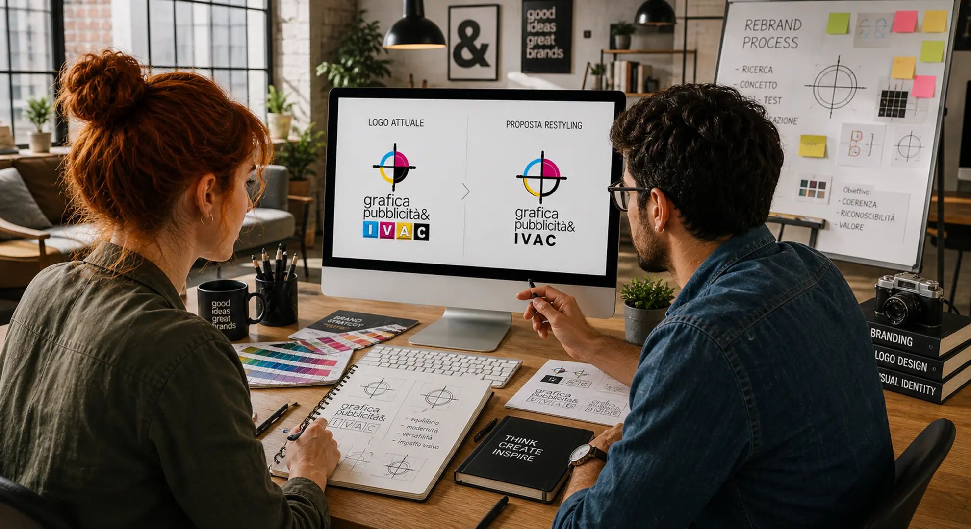 Studio grafico IVAC — progettazione brand identity