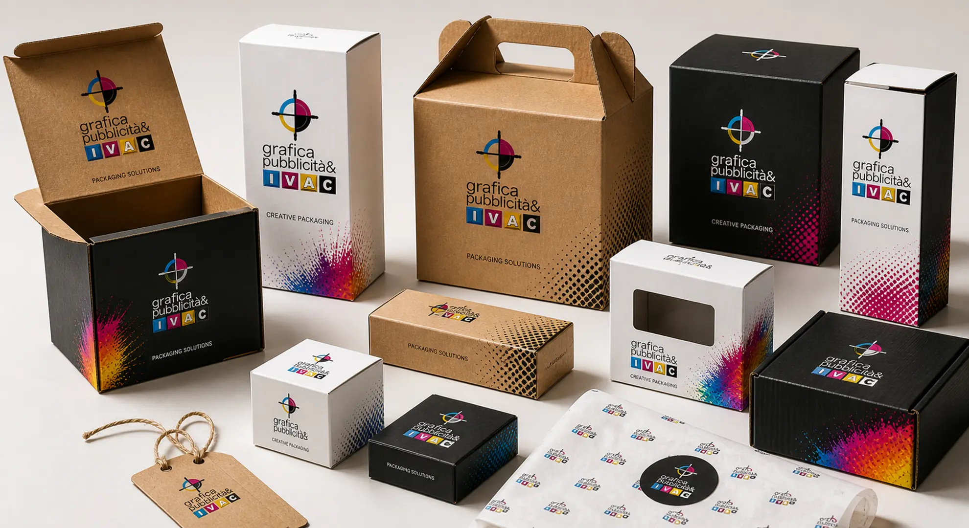 Packaging ed etichette design Roma