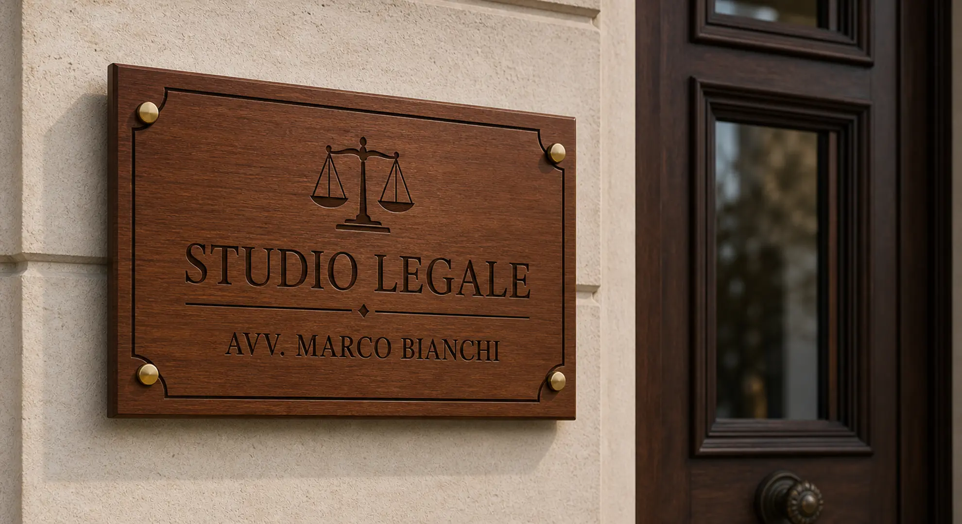Targhe in Legno